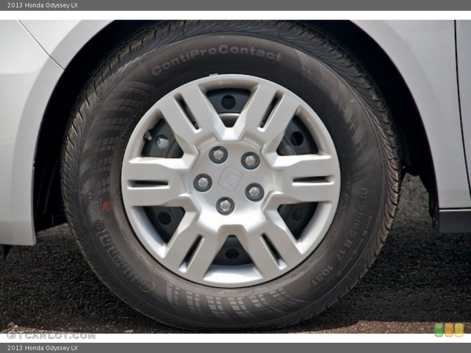 2013 Honda Odyssey LX Wheel and Tire Photo #75588038