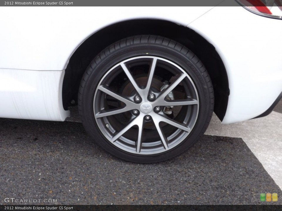 2012 Mitsubishi Eclipse Spyder GS Sport Wheel and Tire Photo #75591104