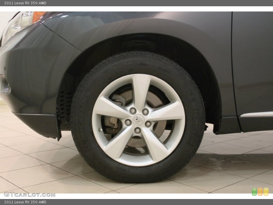 2011 Lexus RX 350 AWD Wheel and Tire Photo #75601331