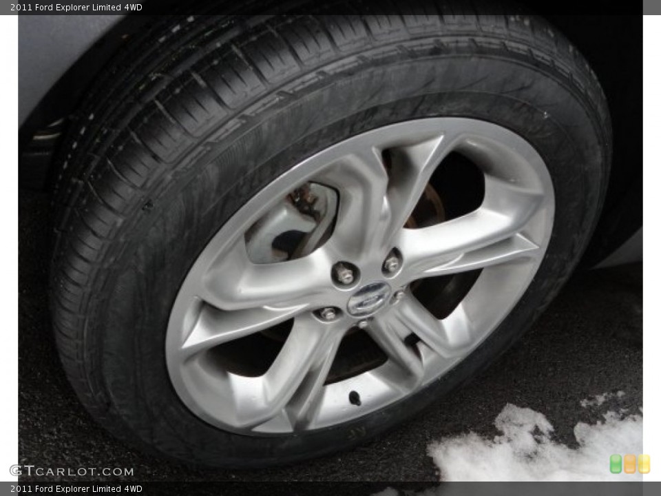 2011 Ford Explorer Limited 4WD Wheel and Tire Photo #75602233