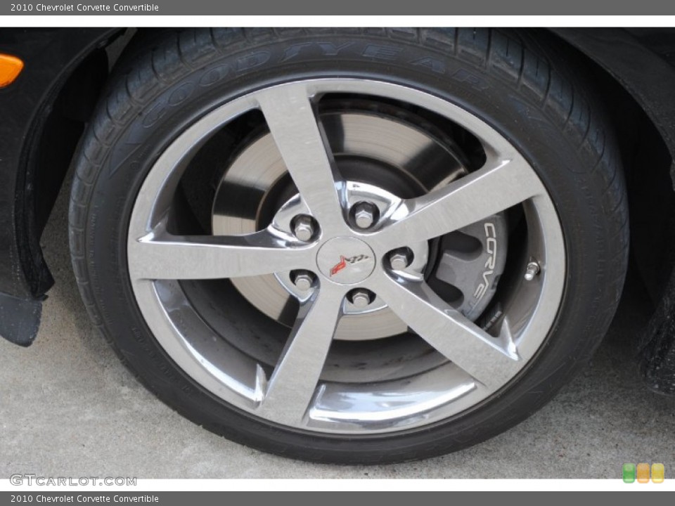 2010 Chevrolet Corvette Convertible Wheel and Tire Photo #75606968