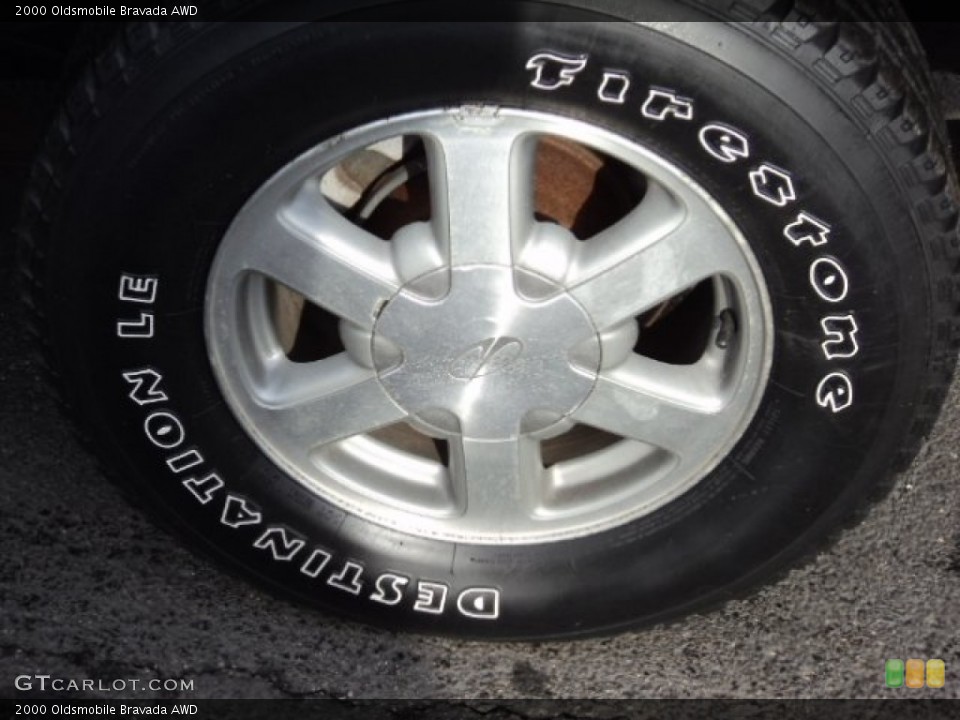 2000 Oldsmobile Bravada AWD Wheel and Tire Photo #75614812