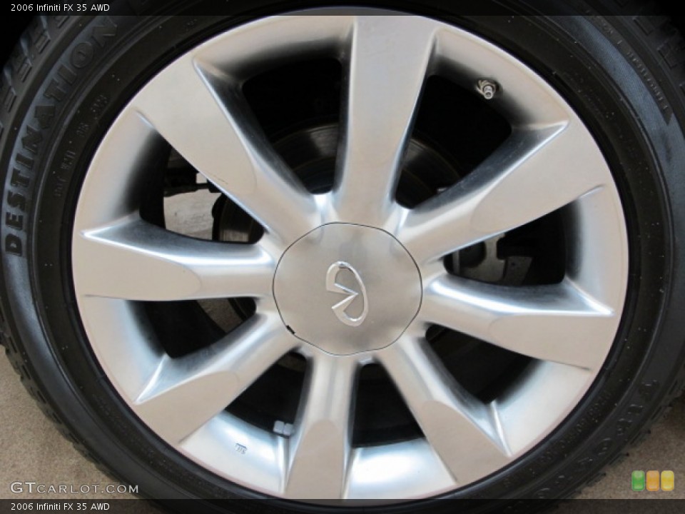2006 Infiniti FX 35 AWD Wheel and Tire Photo #75618960