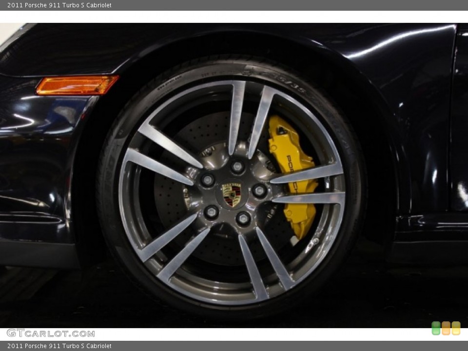 2011 Porsche 911 Turbo S Cabriolet Wheel and Tire Photo #75620347