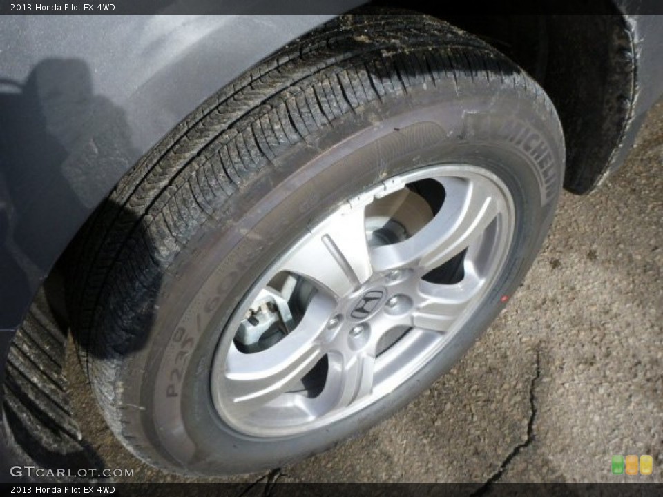 2013 Honda Pilot EX 4WD Wheel and Tire Photo #75620631