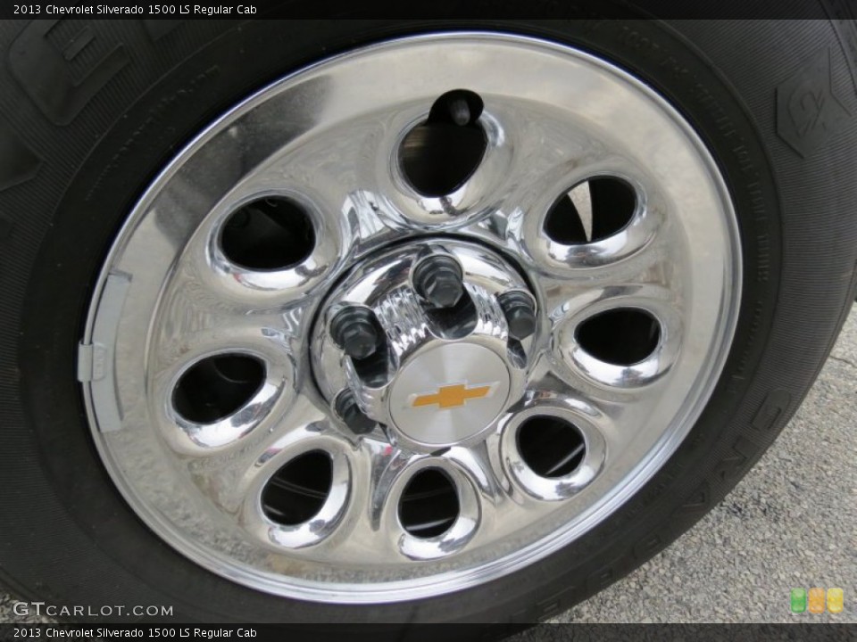 2013 Chevrolet Silverado 1500 LS Regular Cab Wheel and Tire Photo #75622391