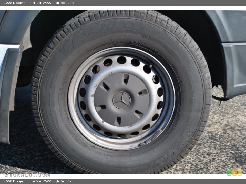2008 Dodge Sprinter Van 2500 High Roof Cargo Wheel and Tire Photo #75624096