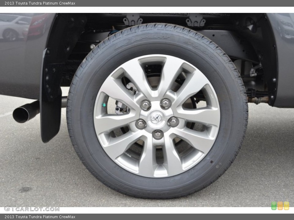 2013 Toyota Tundra Platinum CrewMax Wheel and Tire Photo #75625224