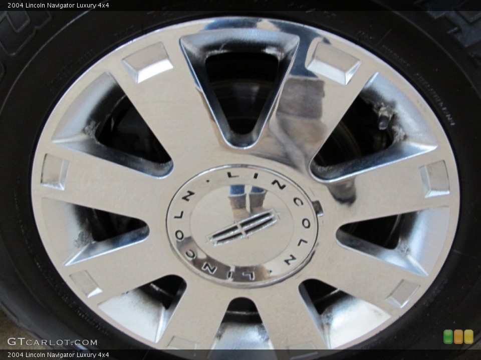 2004 Lincoln Navigator Luxury 4x4 Wheel and Tire Photo #75626613