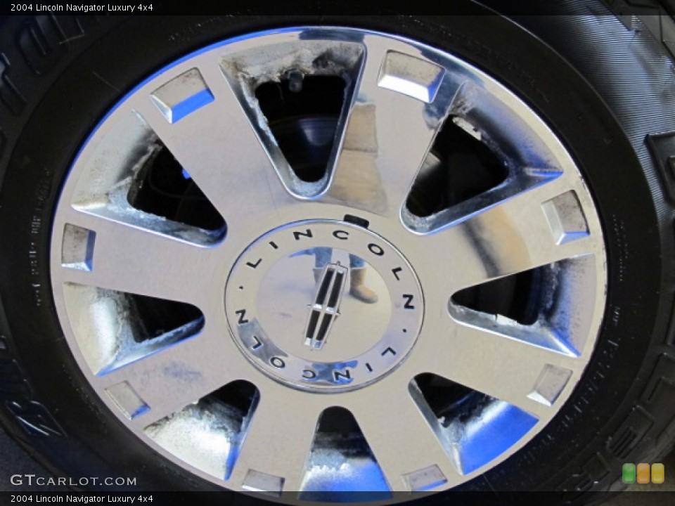 2004 Lincoln Navigator Luxury 4x4 Wheel and Tire Photo #75626637