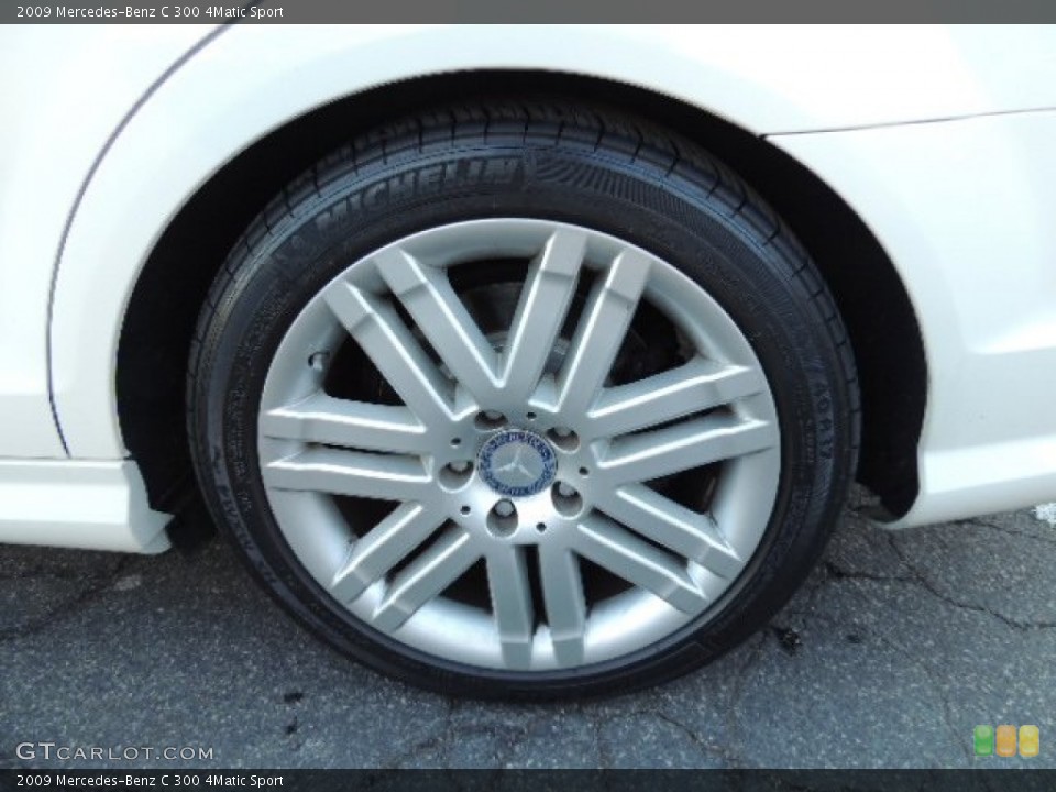 2009 Mercedes-Benz C 300 4Matic Sport Wheel and Tire Photo #75636514