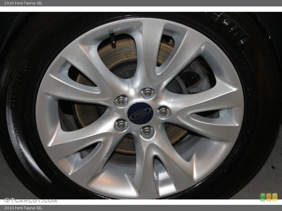 2010 Ford Taurus SEL Wheel and Tire Photo #75637873