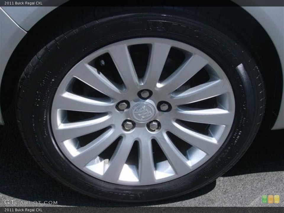 2011 Buick Regal CXL Wheel and Tire Photo #75639501