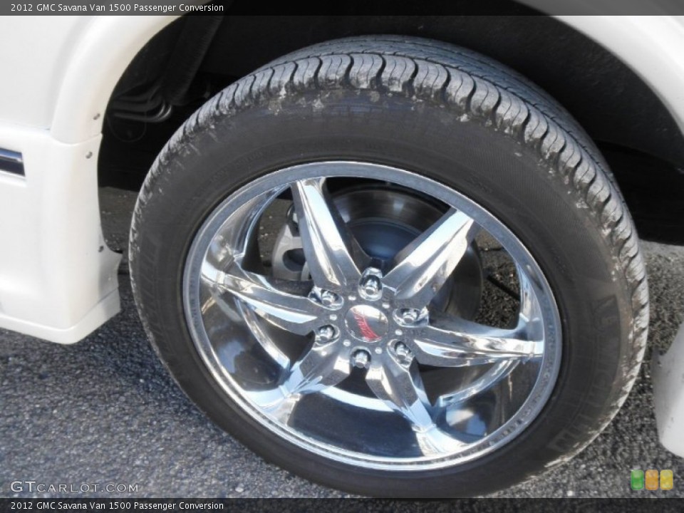 2012 GMC Savana Van 1500 Passenger Conversion Wheel and Tire Photo #75642363