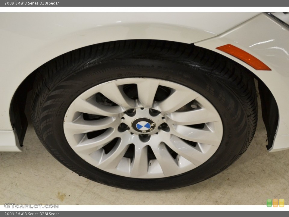 2009 BMW 3 Series 328i Sedan Wheel and Tire Photo #75642693