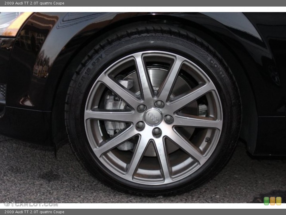 2009 Audi TT 2.0T quattro Coupe Wheel and Tire Photo #75643237