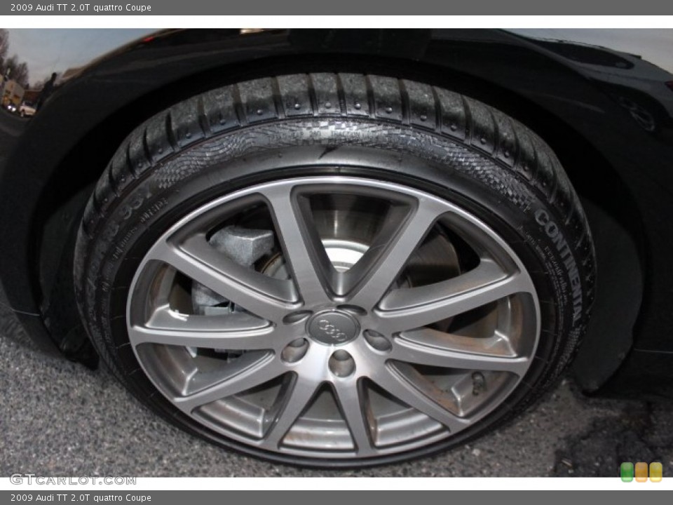 2009 Audi TT 2.0T quattro Coupe Wheel and Tire Photo #75643252