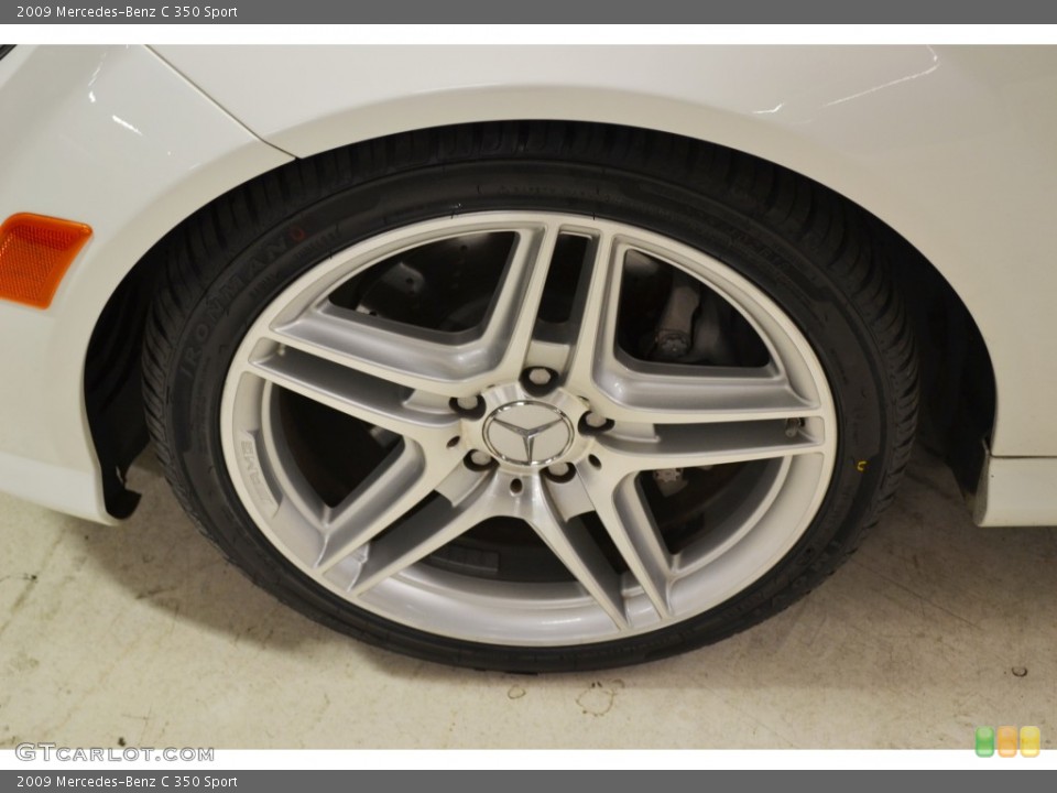 2009 Mercedes-Benz C 350 Sport Wheel and Tire Photo #75644540