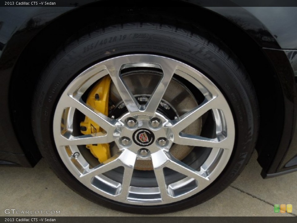 2013 Cadillac CTS -V Sedan Wheel and Tire Photo #75647514