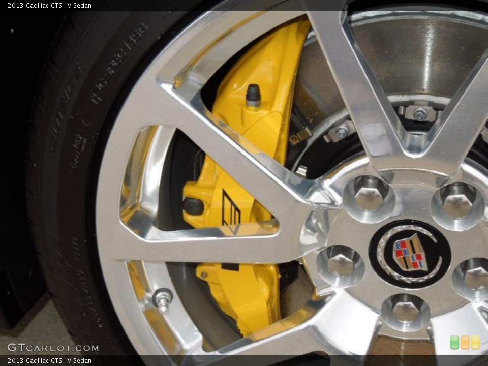 2013 Cadillac CTS -V Sedan Wheel and Tire Photo #75647525