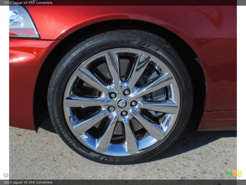 2010 Jaguar XK XKR Convertible Wheel and Tire Photo #75647937