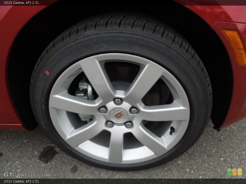 2013 Cadillac ATS 2.5L Wheel and Tire Photo #75650010