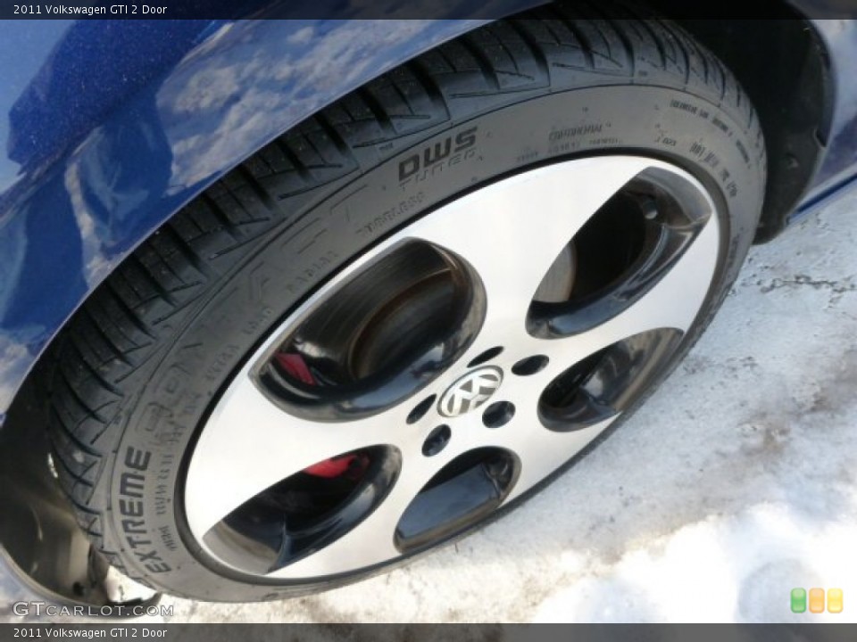 2011 Volkswagen GTI 2 Door Wheel and Tire Photo #75653574