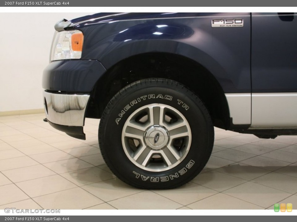 2007 Ford F150 XLT SuperCab 4x4 Wheel and Tire Photo #75654018