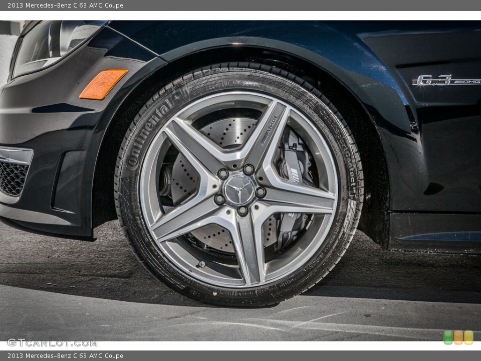 2013 Mercedes-Benz C 63 AMG Coupe Wheel and Tire Photo #75658860