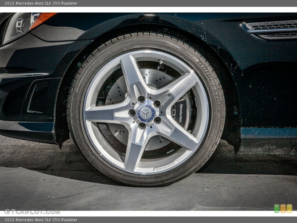 2013 Mercedes-Benz SLK 350 Roadster Wheel and Tire Photo #75659606