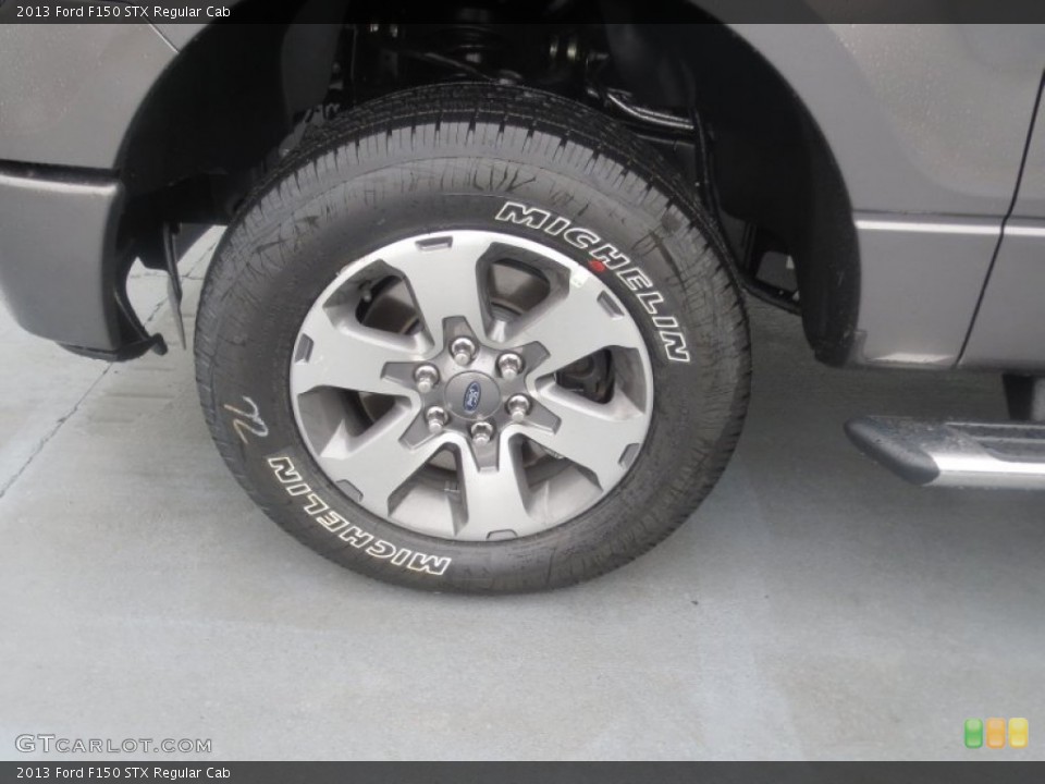 2013 Ford F150 STX Regular Cab Wheel and Tire Photo #75660228