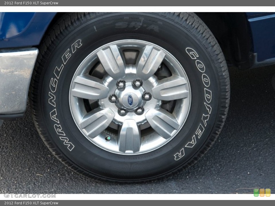 2012 Ford F150 XLT SuperCrew Wheel and Tire Photo #75660468