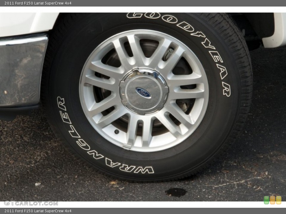 2011 Ford F150 Lariat SuperCrew 4x4 Wheel and Tire Photo #75660840