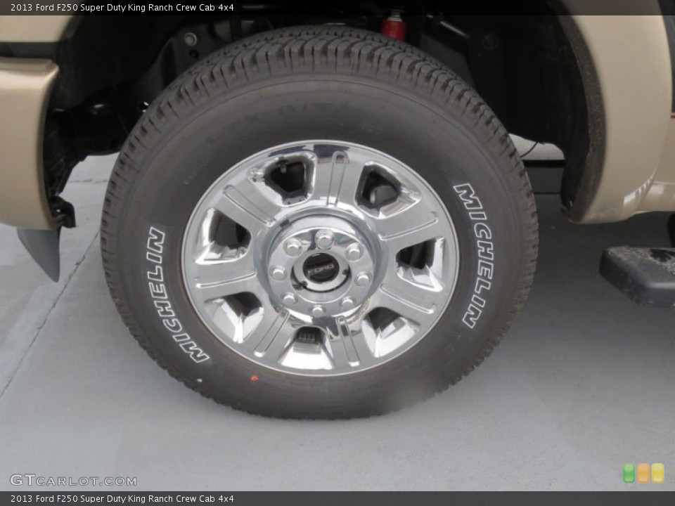 2013 Ford F250 Super Duty King Ranch Crew Cab 4x4 Wheel and Tire Photo #75661904
