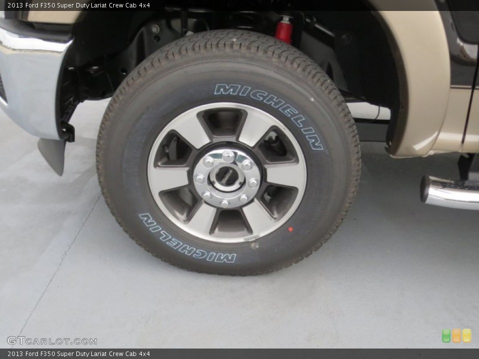 2013 Ford F350 Super Duty Lariat Crew Cab 4x4 Wheel and Tire Photo #75662463