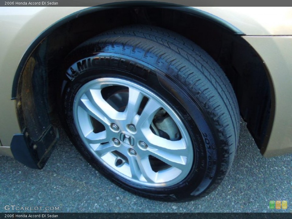 2006 Honda Accord EX Sedan Wheel and Tire Photo #75663528