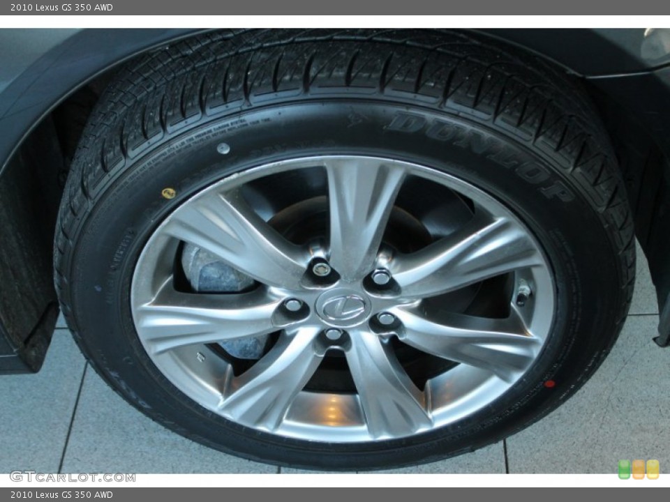 2010 Lexus GS 350 AWD Wheel and Tire Photo #75664770