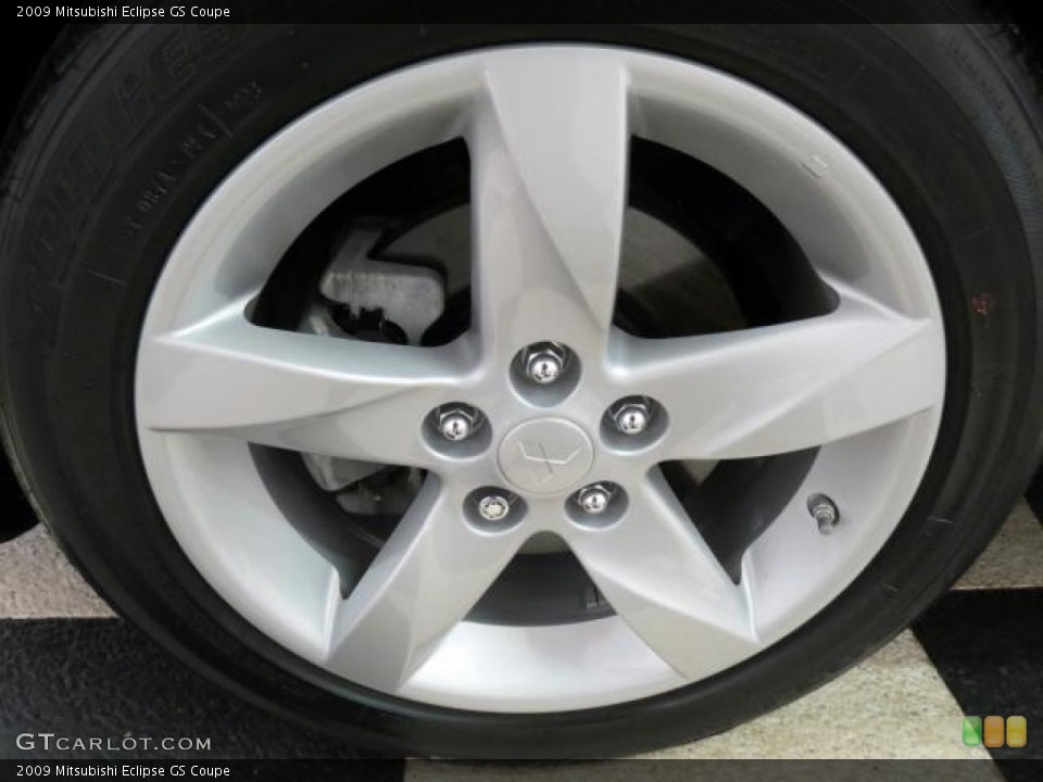 2009 Mitsubishi Eclipse GS Coupe Wheel and Tire Photo #75667342