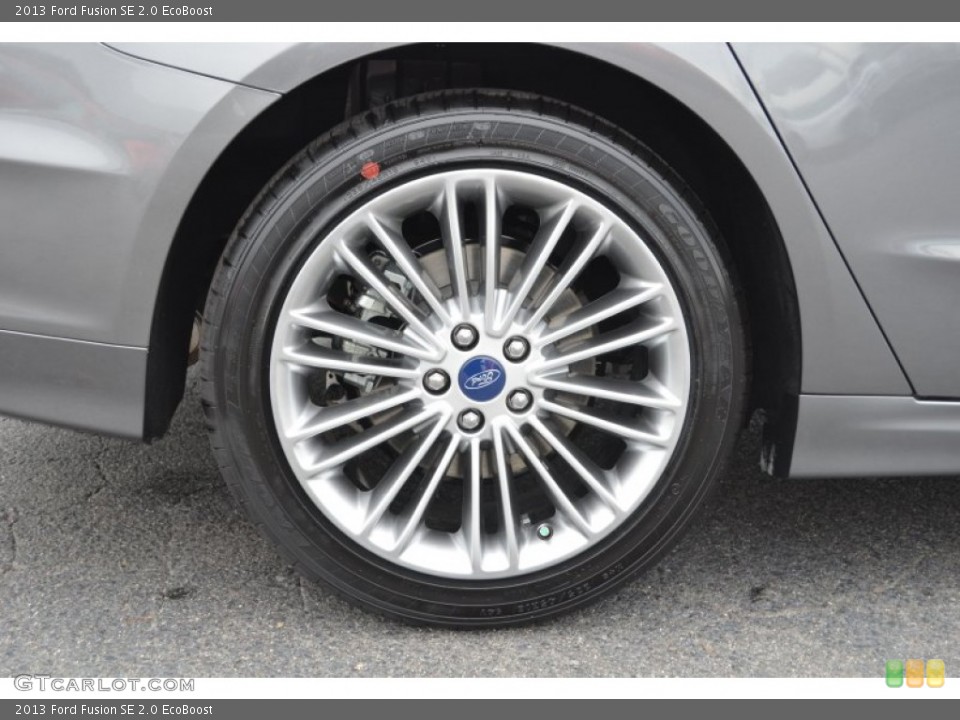 2013 Ford Fusion SE 2.0 EcoBoost Wheel and Tire Photo #75673516