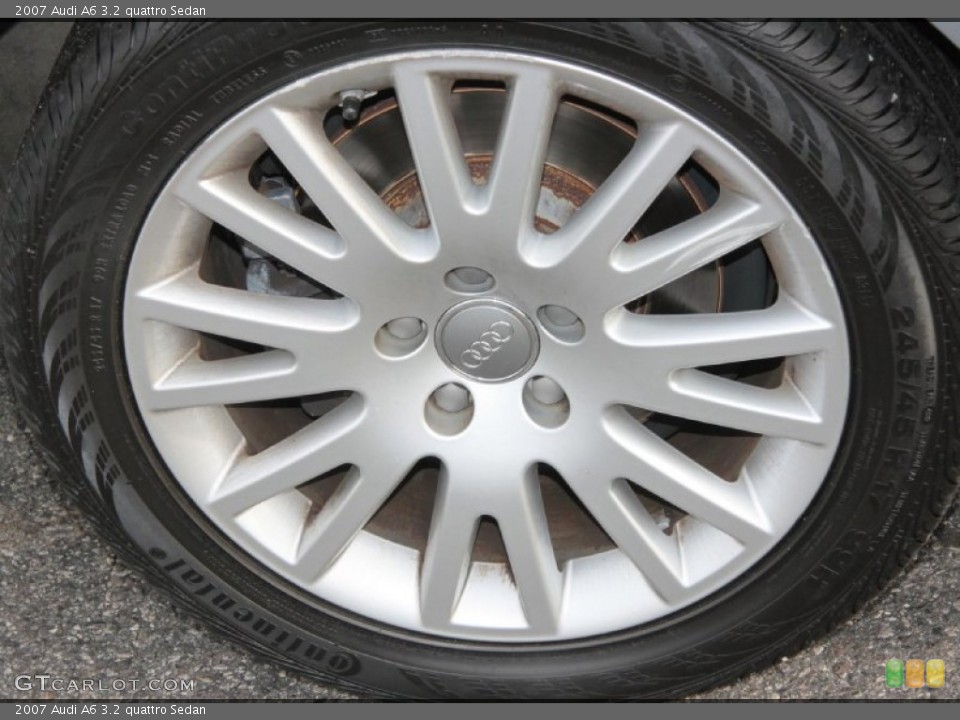 2007 Audi A6 3.2 quattro Sedan Wheel and Tire Photo #75676806