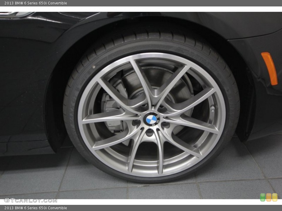 2013 BMW 6 Series 650i Convertible Wheel and Tire Photo #75680817