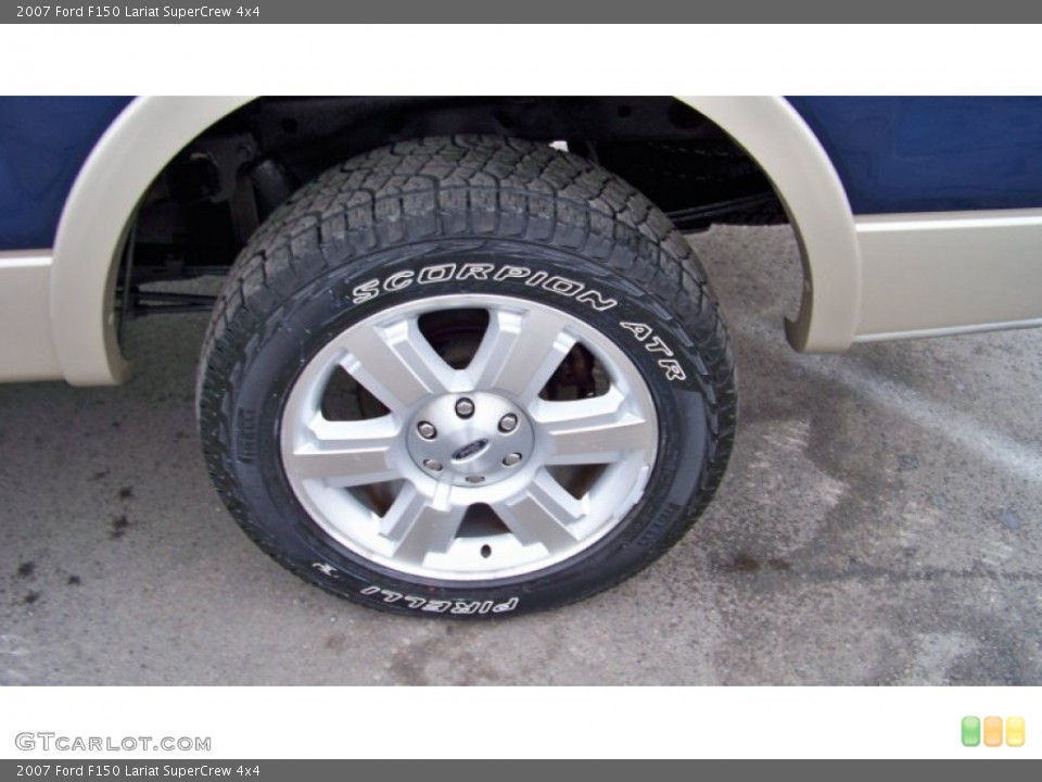 2007 Ford F150 Lariat SuperCrew 4x4 Wheel and Tire Photo #75681382