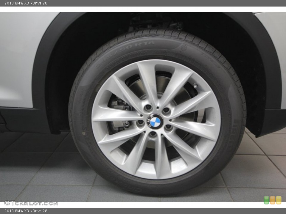 2013 BMW X3 xDrive 28i Wheel and Tire Photo #75683322