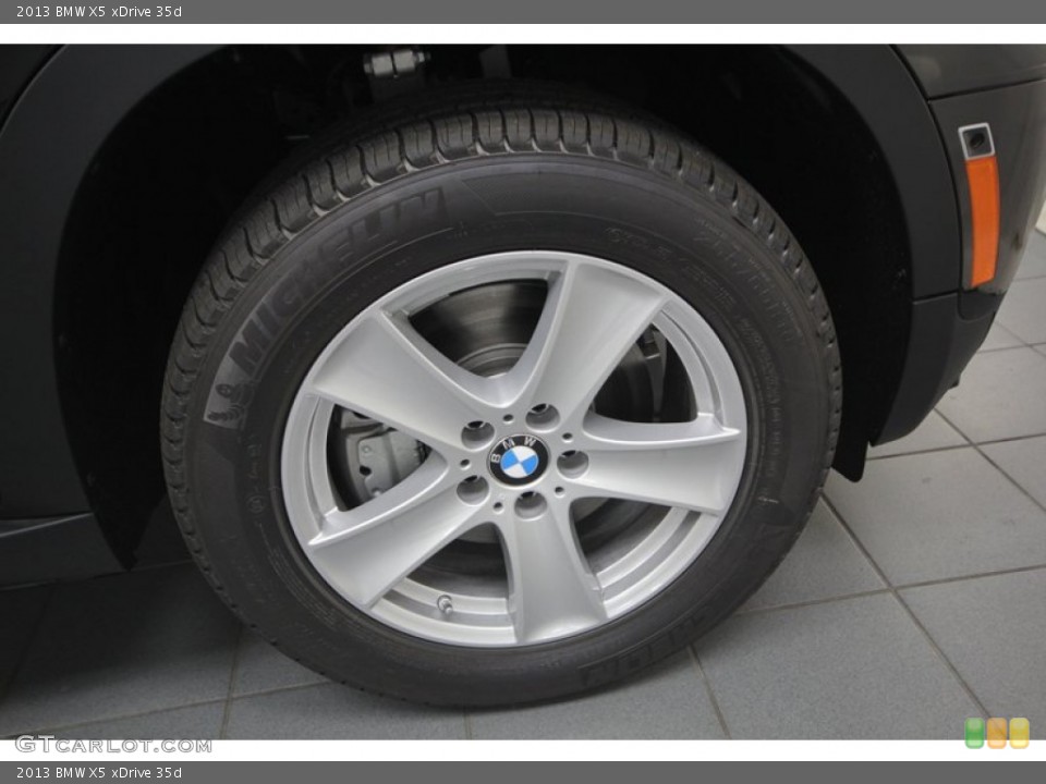 2013 BMW X5 xDrive 35d Wheel and Tire Photo #75684034