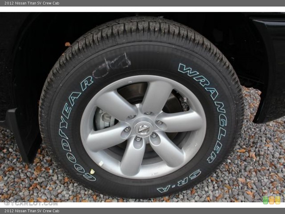 2012 Nissan Titan SV Crew Cab Wheel and Tire Photo #75684048