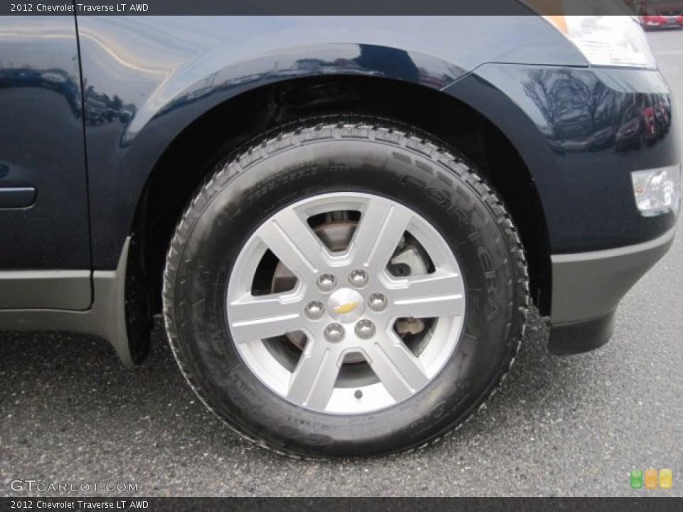 2012 Chevrolet Traverse LT AWD Wheel and Tire Photo #75685437