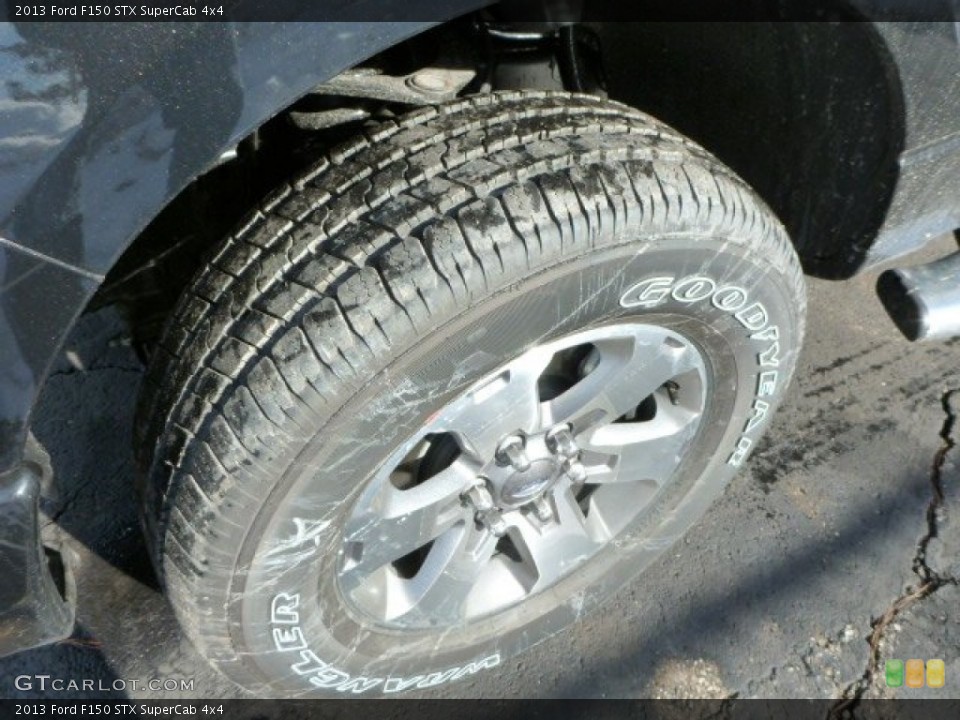 2013 Ford F150 STX SuperCab 4x4 Wheel and Tire Photo #75688407