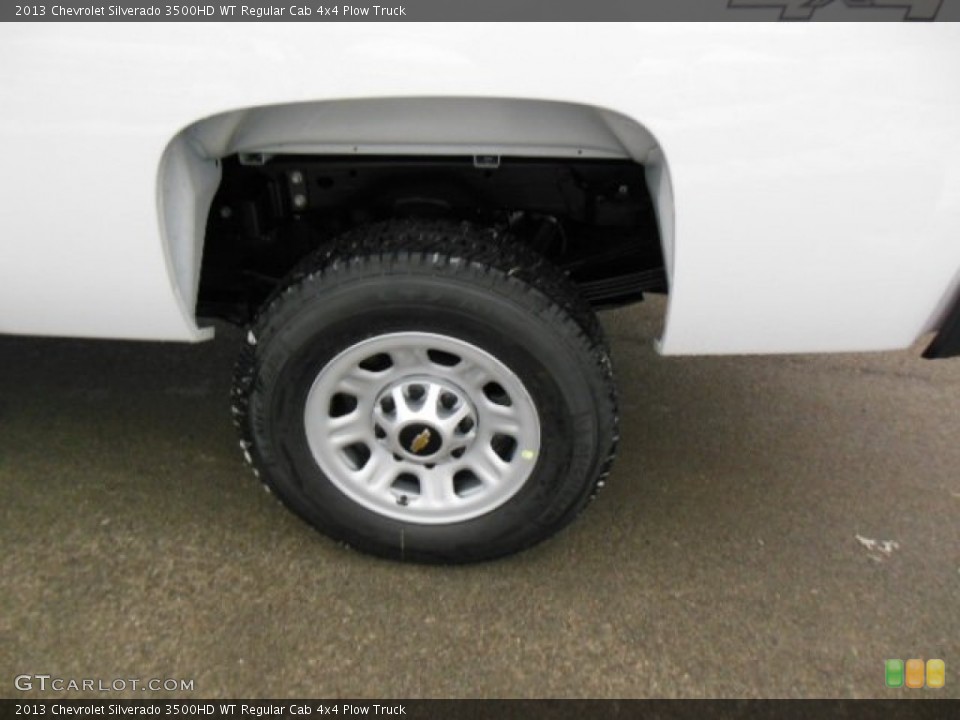 2013 Chevrolet Silverado 3500HD WT Regular Cab 4x4 Plow Truck Wheel and Tire Photo #75689314