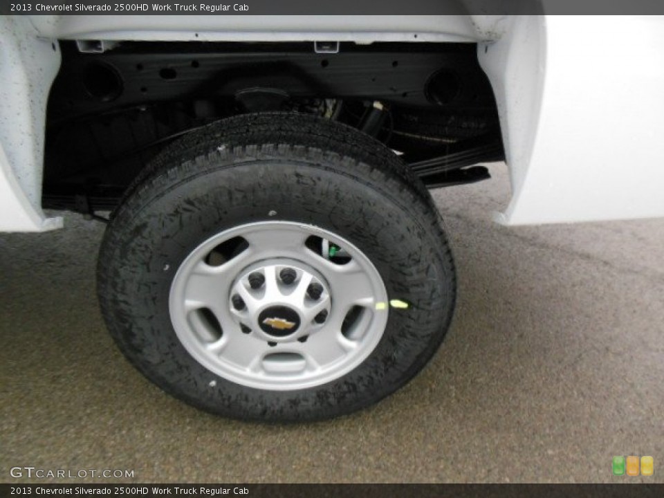 2013 Chevrolet Silverado 2500HD Work Truck Regular Cab Wheel and Tire Photo #75689646