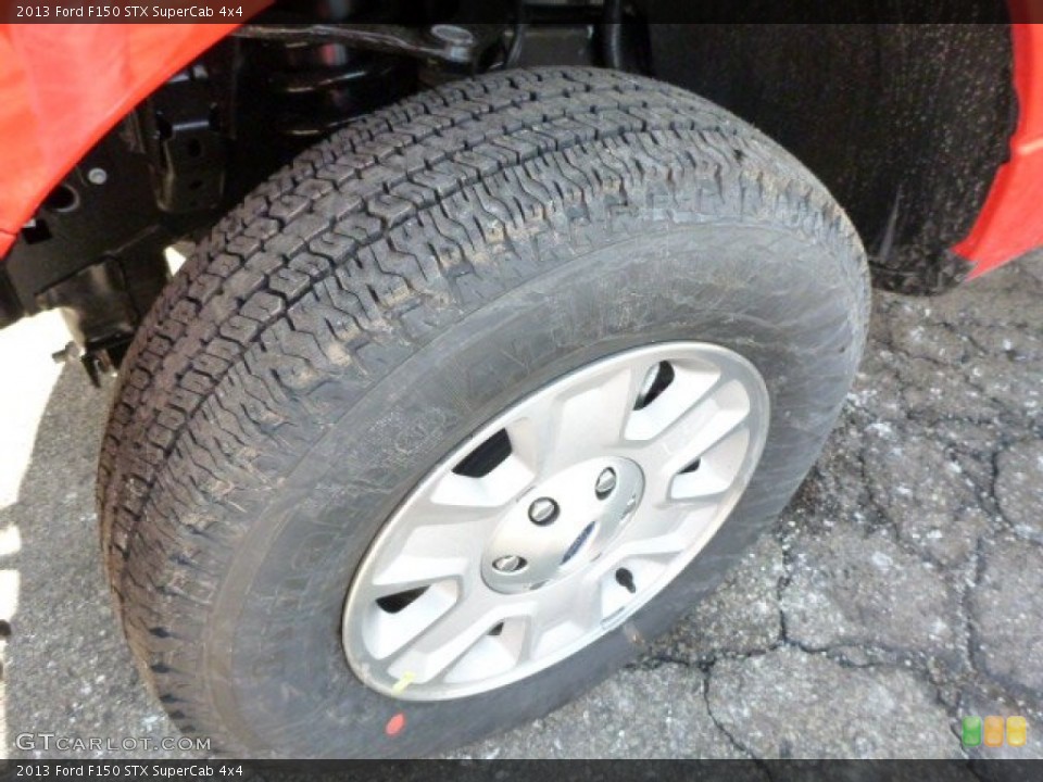 2013 Ford F150 STX SuperCab 4x4 Wheel and Tire Photo #75689934